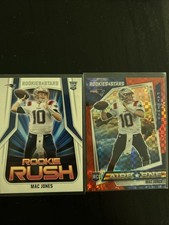 2021 Rookies & Stars - Airborne Mac Jones Red Plaid Prizm (RC) & Rookie Rush