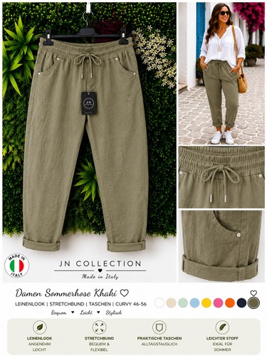 Damen sommerhose khaki - sommerhose,