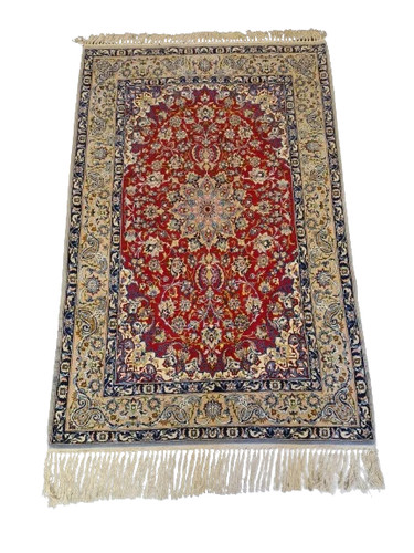 Feiner handgeknüpfter isfahan - handgeknüpfter,