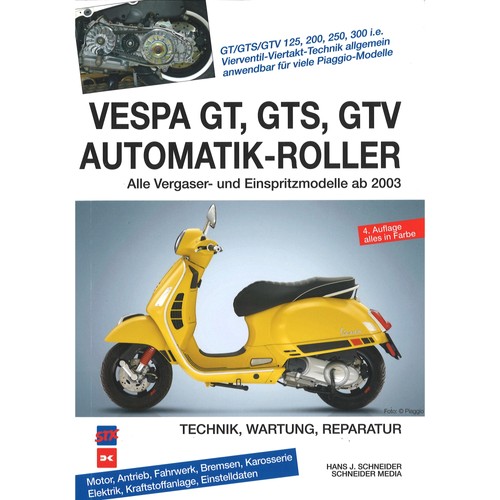 Vespa gts gtv - vespa, gt/gts/gtv