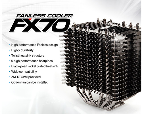 Zalman fx70 lüfterloser intel - fx70,