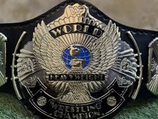 Neu Winged Eagle Championship Wrestling Titel Gürtel 4 mm Metall Erwachsenengröße wwf