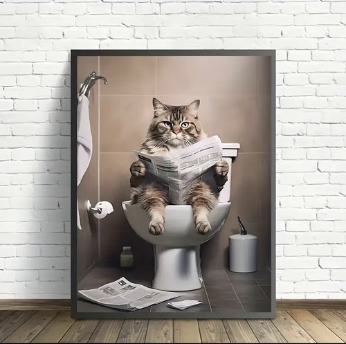 Wandbild katze frech - ,,