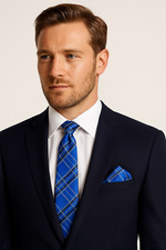 Blau Tartan Schottenkaro