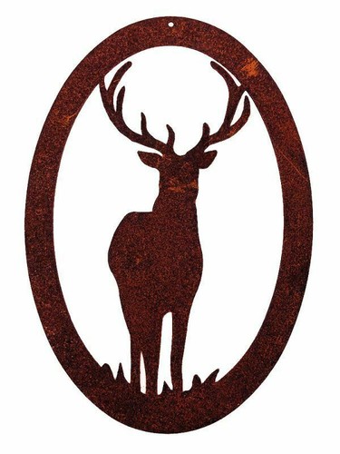 Dekofigur hirsch rost - hirsch, im