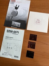 Stax SR-007  owners manuals