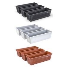 3er Set Blumenkasten