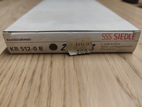 Siedle kombirahmen 512 b - siedle,