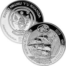 50 Francs Ruanda 2019 - 1 Unze Silber PP silver proof - Nautical Ounce: Victoria