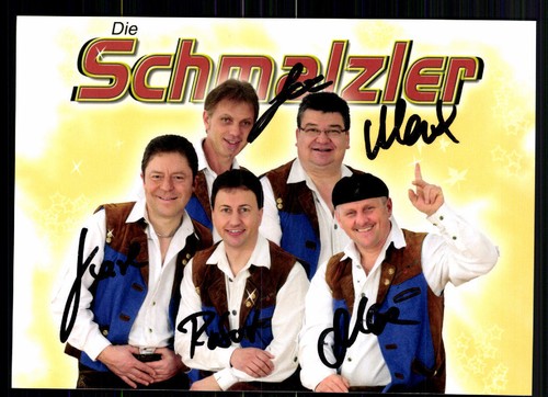 Die schmalzler autogrammkarte - die,