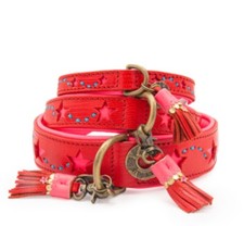 Dwam hundehalsband pink star - dwam,