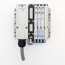 Festo Ventilinsel VMPA-KMS1-24-10 + 3x Pneumatikventil