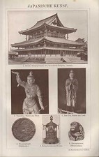 Lithografie 1905: JAPANISCHE