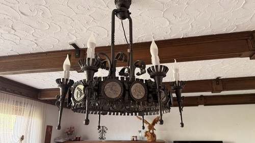 Kronleuchter lampe gusseisen - lampe,