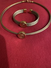 Phillip Charriol Schmuckset, Collier und Armreif 