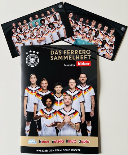 Ferrero teamsticker sammelheft - teamsticker,