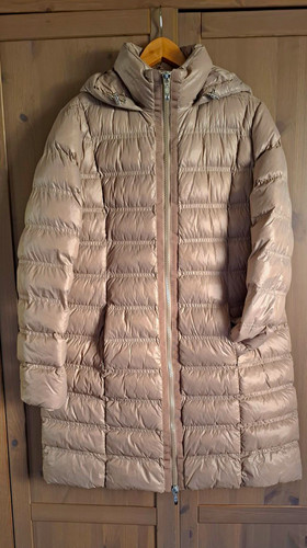 Via milano steppmantel taupe - via,