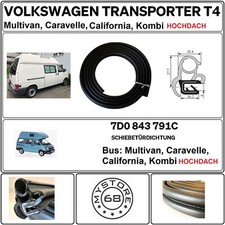 Schiebetür für VW Volkswagen Transporter T4 Bus HOCHDACH 1990-2003 7D0843791E