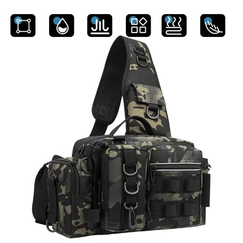 Angelrucksack mit rutenhalter - angelrucksack,