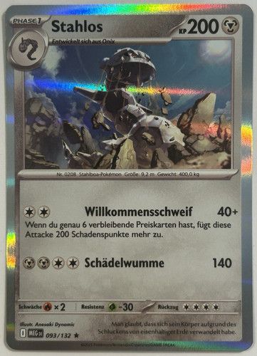 Stahlos 093 132 holo - holo, rare
