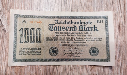 Reichsbanknote 1000 mark - mark, 15