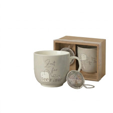 Teetasse Teebecher mit Sieb