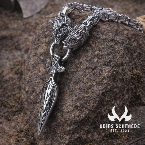 Wikinger lanze halskette - wikinger, –