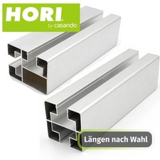 HORI Design WPC Pfosten Sichtschutzzaun Stecksystem Zaun Garten Gartenzaun