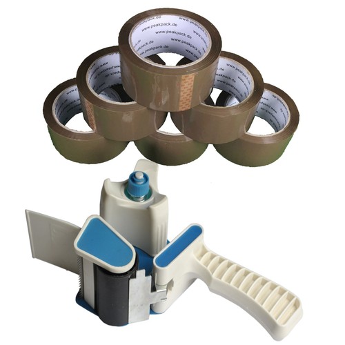 Handabroller 6 klebeband - +,