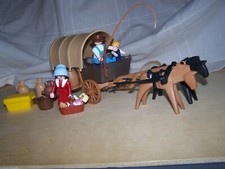 Playmobil western planwagen - planwagen, /