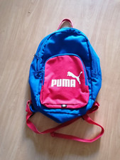 Puma Kinder Rucksack Kindergartentasche wandern blau/rot Träger verstellbar