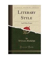Literary Style: And Other