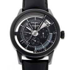 SEIKO BRIGHTZ ANANTA NS_CONCEPT SAEC013 6R21-00F0 Automatik schwarzes Zifferb...