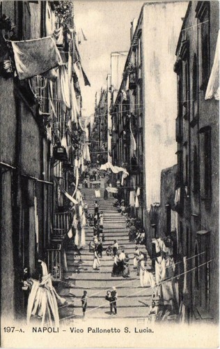 Cpa napoli vico pallonetto - napoli,