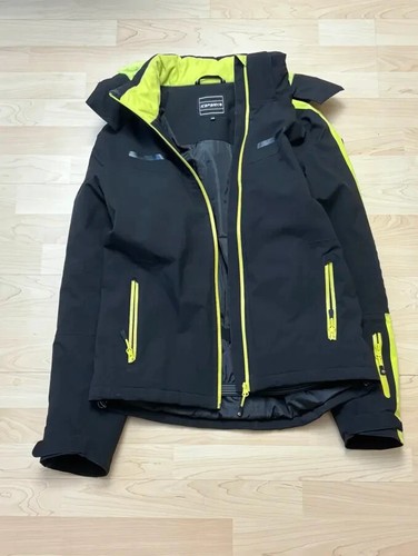 Skijacke schwarz gelb 48 - skijacke, schwarz/gelb
