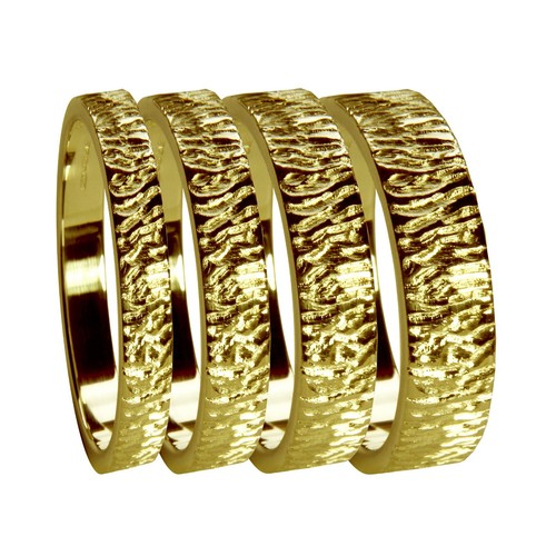 Hand graviert 9ct gelbgold - hand,