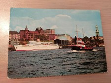 Postkarte Passagierschiff Bunte Kuh Hafenschlepper Bugsier 14 gel_10