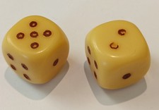 2 Antike Würfel um 1930-1960