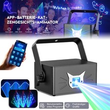 25W 3D Animierte RGB Laser Projektor Bühnenlicht APP DIY DMX Party DJ Disco KTV