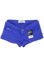 Hollister Shorts Damen kurze Hose Hotpants Gr. W26 Baumwolle Blau #bhb43vh