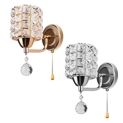 Chic kristall wand - wand, lampe