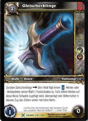 Wow gletscherklinge - -,