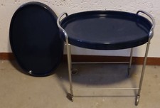 60er 70er Jahre Servierwagen, Beistelltisch, Hausbar. Plastikschalen, abnehmbar