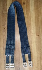 Sattelgurt, Gurt, Langgurt, Textilgurt, Baumwolle, 120 cm, schwarz, neuwertig