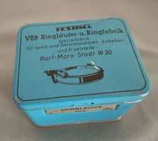Alte Blechdose TEXTIMA - VEB RINGLÄUFER UND RINGFABRIK KARL MARX STADT -  DDR -