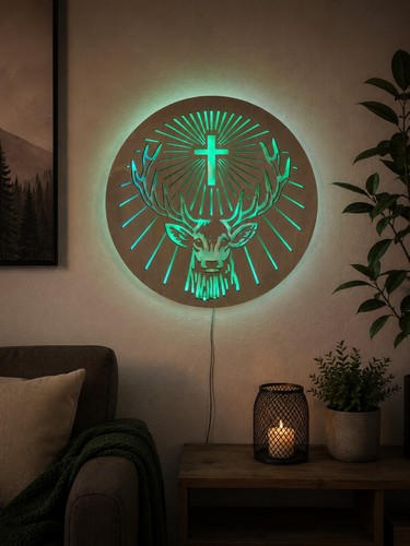Jägermeister leuchtreklame - jägermeister,