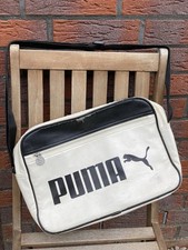 PUMA Reporter Tasche Umhängetasche Messenger weiß Retro Vintage Crossbody Kult
