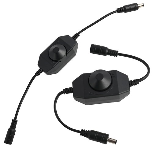 Pwm led dimmer kunststoff - 2x,