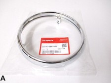Original Chromring für Scheinwerfer Lampe Rim Headlight Honda CB CY XL 50  155mm