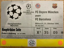 Ticket / Eintrittskarte CL  FC